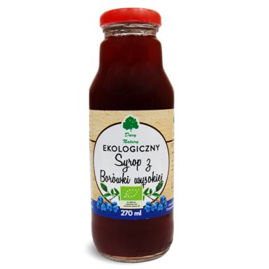 SYROP Z BORÓWKI WYSOKIEJ BIO 270ml 