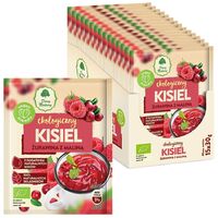 KISIEL INSTANT ŻURAWINA Z MALINĄ BEZGLUTENOWY BIO 30g 22801