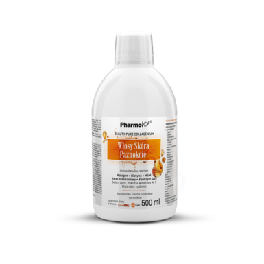 SUPLEMENT DIETY NA WŁOSY, SKÓRĘ I PAZNOKCIE W PŁYNIE BEZGLUTENOWY 500ml 