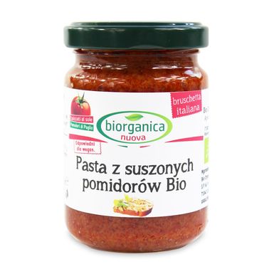 PASTA Z SUSZONYCH POMIDORÓW BIO 140g 