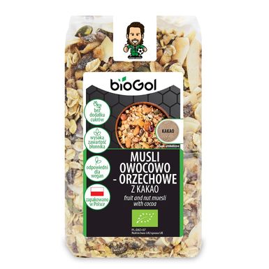 MUSLI OWOCOWO ORZECHOWE Z KAKAO BIO 300g 