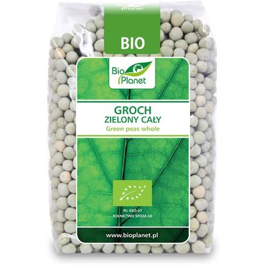 GROCH ZIELONY CAŁY BIO 400g 