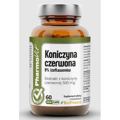 KONICZYNA CZERWONA EKSTRAKT (500 mg) BEZGLUTENOWY 60 KAPSUŁEK 