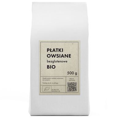 PŁATKI OWSIANE BEZGLUTENOWE BIO 500g 