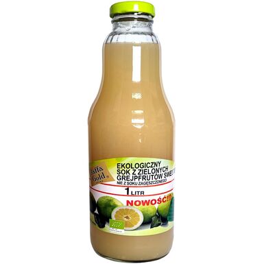 SOK Z ZIELONYCH GREJPFRUTÓW SWEETIE NFC BIO 1L 