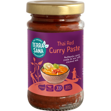 PASTA TAJSKA CZERWONE CURRY BIO 120g 