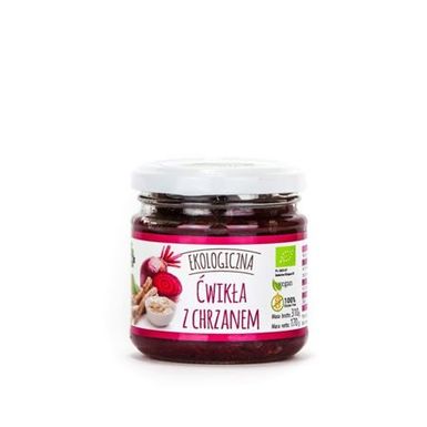 ĆWIKŁA Z CHRZANEM ŁAGODNA BEZGLUTENOWA BIO 160g 