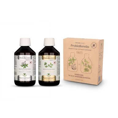 PROBIOTYCZNY EKSTRAKT ZIOŁOWY PROBIOBORELIO BEZGLUTENOWY BIO (2 x 300ml) 600ml 