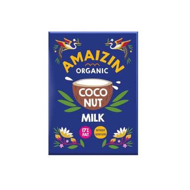 COCONUT MILK NAPÓJ KOKOSOWY BEZ GUMY GUAR (17 % TŁUSZCZU) BIO 500ml (KARTON) 