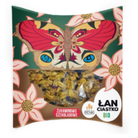 CIASTKO ŁAN Z ŻURAWINĄ I CZEKOLADĄ BEZGLUTENOWE BIO 40g 18623