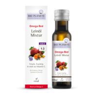 OMEGA RED MIESZANKA Z OLEJEM LNIANYM (ROKITNIK, MANGO, ACEROLA, TRUSKAWKA) BIO 100ml 28760