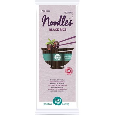MAKARON (Z RYŻU CZARNEGO I RYŻU BRĄZOWEGO) NOODLE SPAGHETTI BEZGLUTENOWY BIO 250g 