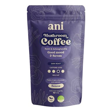 KAWA ZIARNISTA ARABICA Z REISHI I ASHWAGANDHĄ BIO 350g 