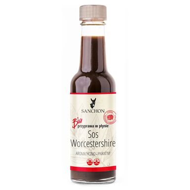 SOS WEGAŃSKI WORCESTERSHIRE BEZGLUTENOWY BIO 140ml 