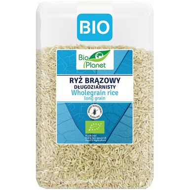 RYŻ BRĄZOWY DŁUGOZIARNISTY BEZGLUTENOWY BIO 2kg 