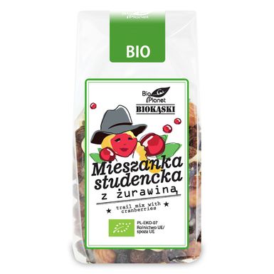 MIESZANKA STUDENCKA Z ŻURAWINĄ BIO 150g 