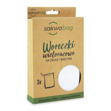 WORECZKI WIELORAZOWE NA OWOCE I WARZYWA 3szt 