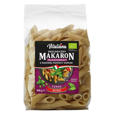MAKARON (SEMOLINOWY RAZOWY) PENNE BIO 500g 