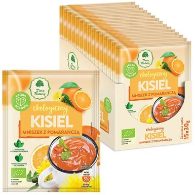 KISIEL INSTANT PIGWOWIEC Z POMARAŃCZĄ BEZGLUTENOWY BIO 30g 