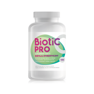 SYNBIOTYK BIOTIC PRO Z WITAMINĄ C 100g 