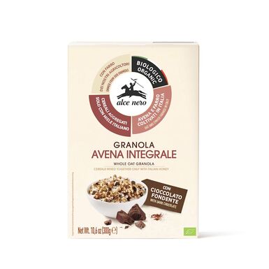 GRANOLA Z MIODEM I CZEKOLADĄ BIO 300g 
