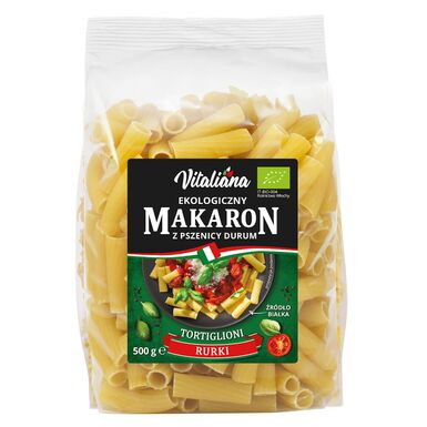 MAKARON (SEMOLINOWY) TORTIGLIONI BIO 500g