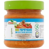 PAPRYKARZ WEGETARIAŃSKI Z RYŻEM BEZGLUTENOWY BIO 160g 7674