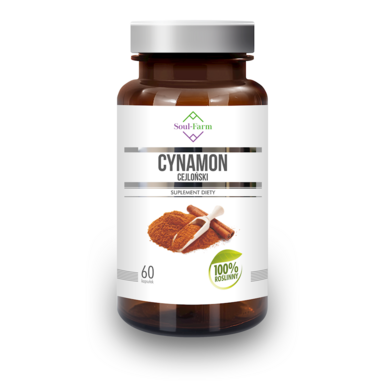 CYNAMON CEJLOŃSKI EKSTRAKT (400 mg) 60 KAPSUŁEK 