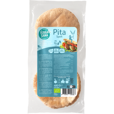 CHLEB PITA ORKISZOWY BIO 480g 