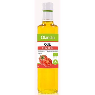 OLEJ SŁONECZNIKOWY TŁOCZONY NA ZIMNO Z POMIDOREM BIO 250ml 