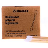 PATYCZKI HIGIENICZNE BAMBUSOWE Z BAWEŁNĄ 100szt. 21654