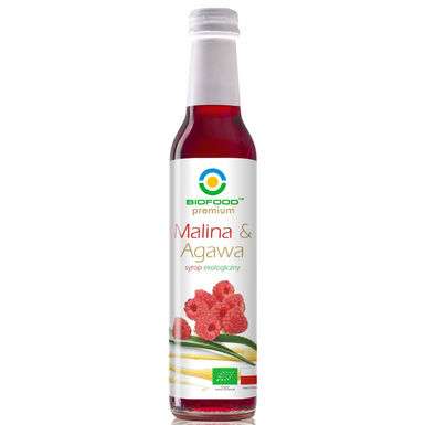 SYROP MALINA Z AGAWĄ BIO 250ml 