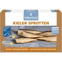 SZPROTY WĘDZONE MSC W BIO OLEJU SŁONECZNIKOWYM 110g 22298