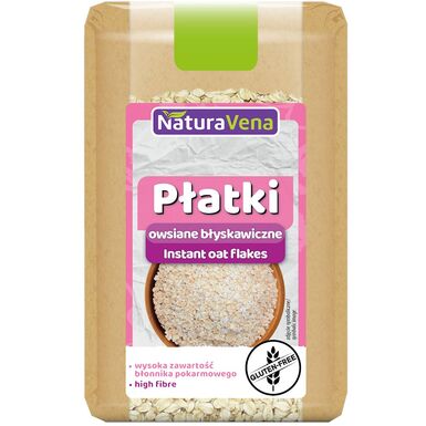 PŁATKI OWSIANE BŁYSKAWICZNE BEZGLUTENOWE 300g 