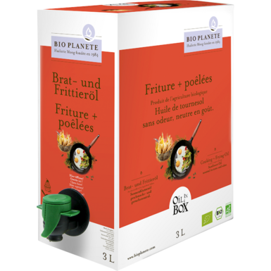 OLEJ SŁONECZNIKOWY DO GOTOWANIA I SMAŻENIA BIO 3L 