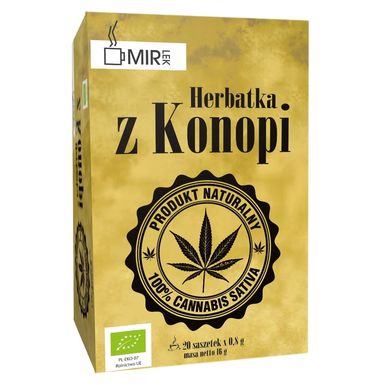 HERBATKA Z KONOPI BIO (20 x 0,8g) 16g 