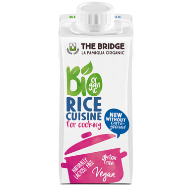 KREM RYŻOWY DO GOTOWANIA BEZ DODATKU CUKRÓW BEZGLUTENOWY BIO 200ml 