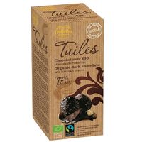 KRĄŻKI CZEKOLADY GORZKIEJ Z ORZECHAMI LASKOWYMI FAIR TRADE BIO 100g 17628