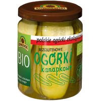 OGÓRKI KONSERWOWE KROJONE KANAPKOWE BEZGLUTENOWE BIO 540ml (270g) 18098