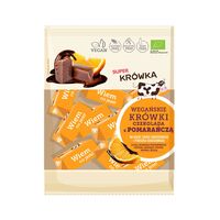 KRÓWKI CZEKOLADA Z POMARAŃCZĄ BEZMLECZNE BEZGLUTENOWE BIO 150g 28519