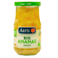 ANANAS KAWAŁKI W LEKKIM SYROPIE BIO 350g (190g) (SŁOIK) 21844