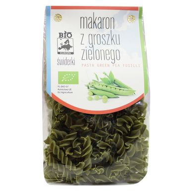 MAKARON PROTEINOWY (Z GROSZKU ZIELONEGO) ŚWIDERKI BIO 250g 