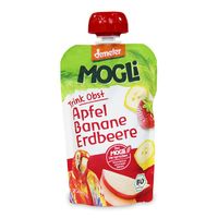 PRZECIER OWOCOWY JABŁKO BANAN TRUSKAWKA BEZ DODATKU CUKRÓW DEMETER BIO 100g 7101