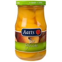 BRZOSKWINIE PLASTRY W LEKKIM SYROPIE BIO 350g (190g) (SŁOIK) 12903