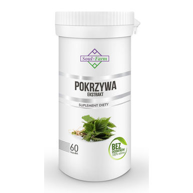 POKRZYWA EKSTRAKT 60 KAPSUŁEK (400 mg) 