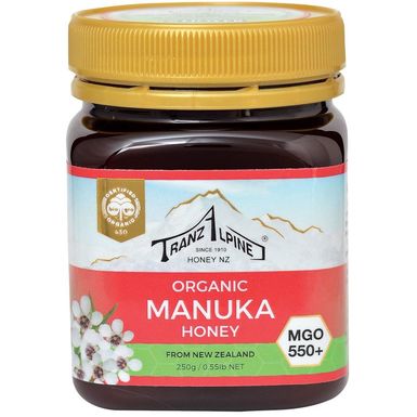 MIÓD MANUKA MGO 550+ BIO 250g 