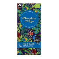 CZEKOLADA SZWAJCARSKA GORZKA 71 % FAIR TRADE BIO 80g 19630