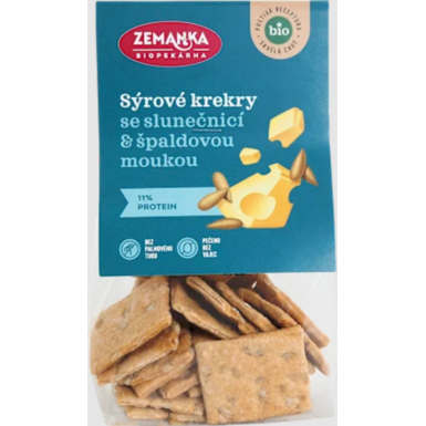 KRAKERSY Z SEREM I SŁONECZNIKIEM BIO 100g 