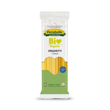 MAKARON (KUKURYDZIANO RYŻOWY) SPAGHETTI BEZGLUTENOWY BIO 340g 