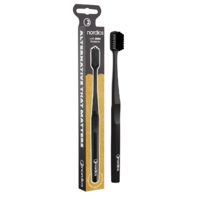 SZCZOTECZKA DO ZĘBÓW Z TWORZYWA PLA CZARNA 6580 MIĘKKA 23664